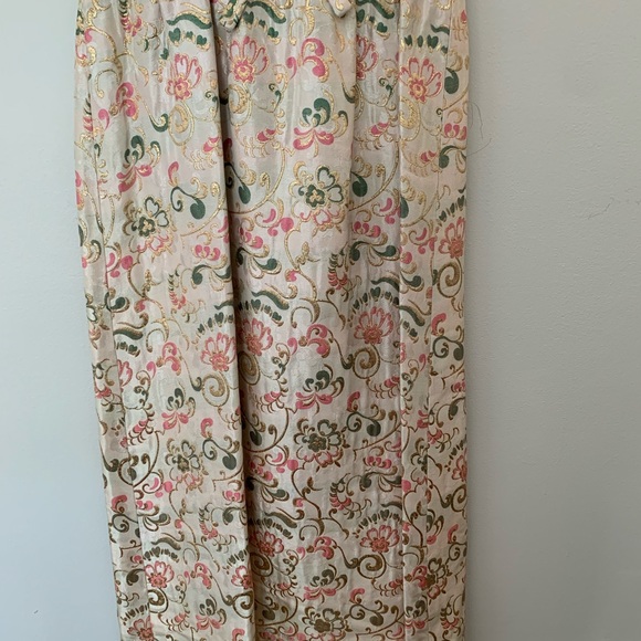 VTG 1950’s Porter’s Madison Ave at 62nd Street Brocade Rhinestone Party Dress - Picture 7 of 15